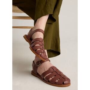 Brand New! Quince Women's Italian Leather Fisherman Sandal Brady Size 6